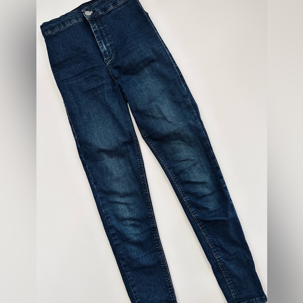TOPSHOP Highrise Skinny Stretch Denim